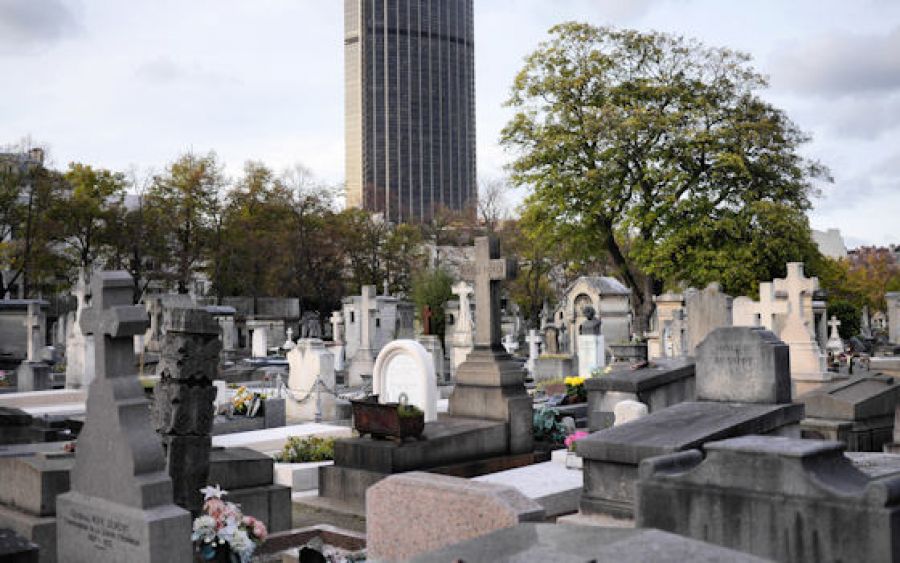 Vue cimetière du Montparnasse
