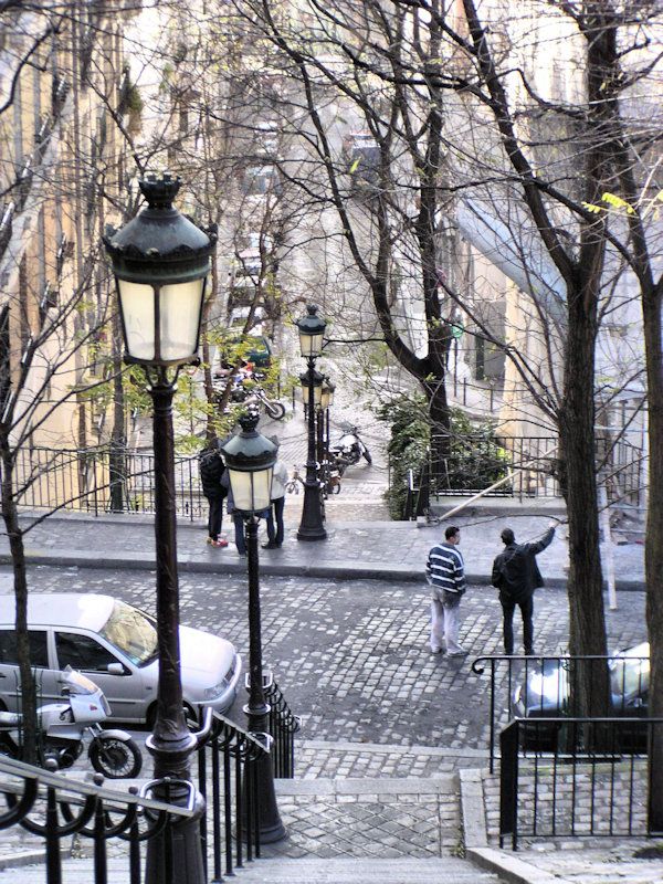 Les escaliers de Montmartre