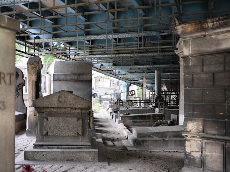 Sous le pont de Caulaincourt