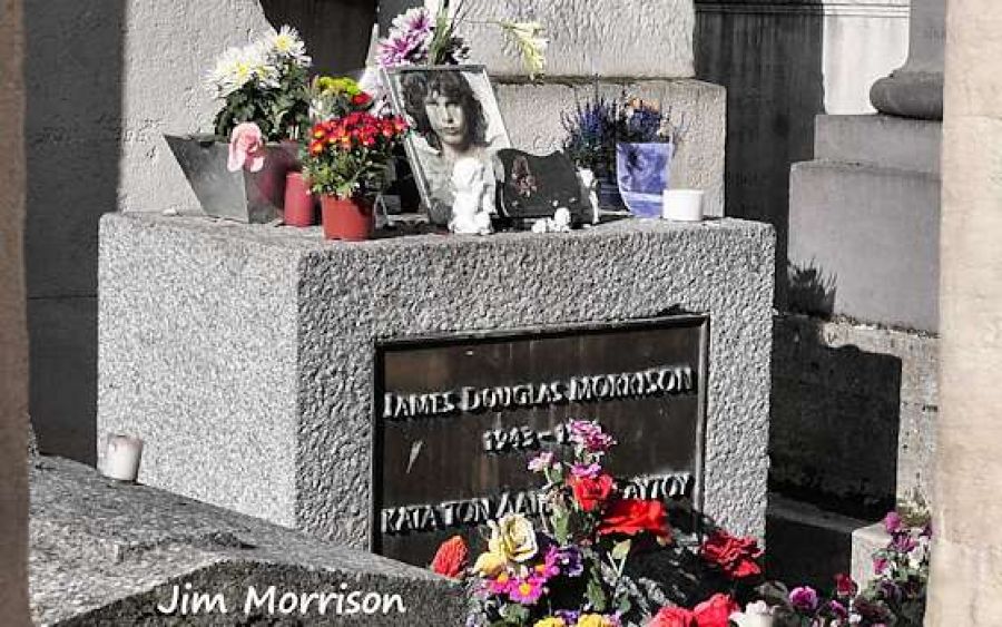 Tombe de Jim Morrison - cimetière Père Lachaise