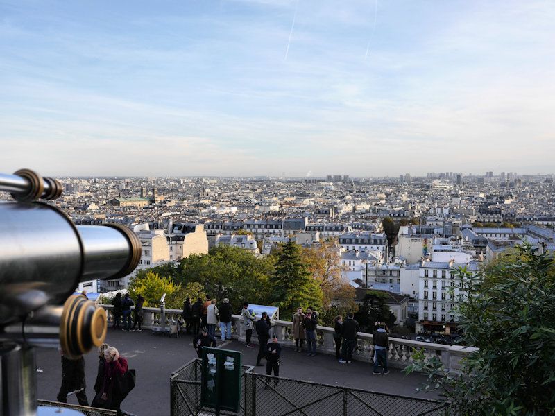 Vue Paris depuis Montmartre