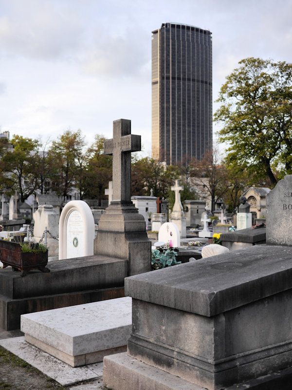 Vue cimetière du Montparnasse