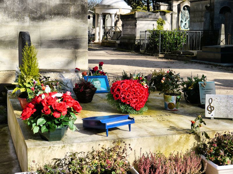 Tombe Gilbert Bécaud