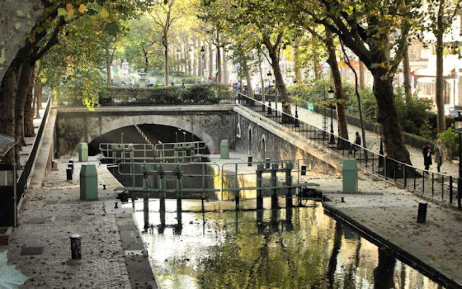 Vue canal Saint-Martin