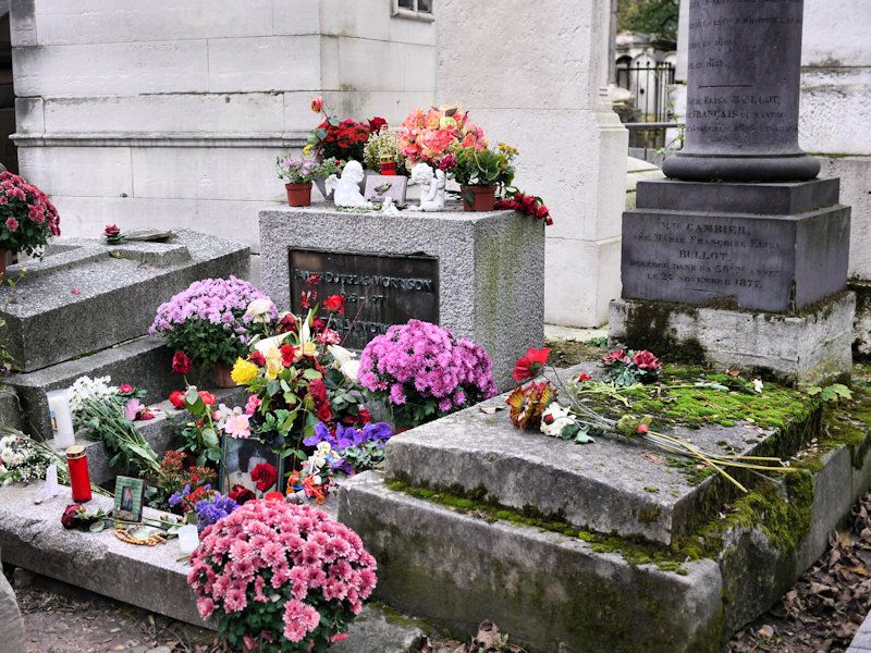 Tombe de Jim Morrison 