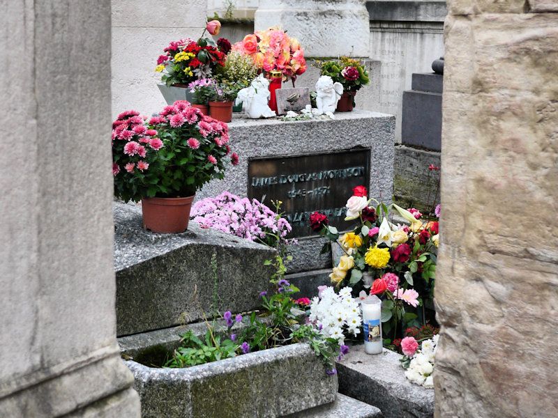Tombe de Jim Morrison