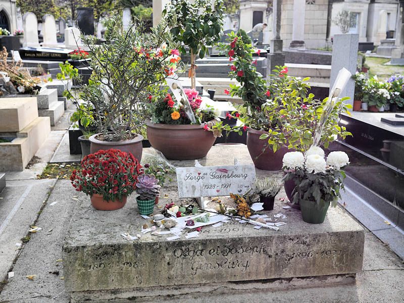 Tombe de Serge Gainsbourg