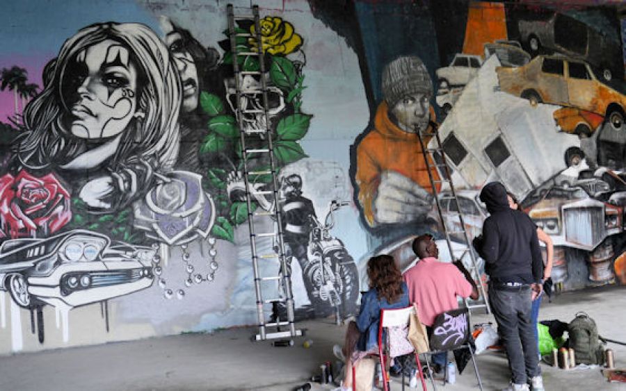 Fresque murale Spot13